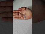 Load and play video in Gallery viewer, Designer 925 Sterling Silver Hand Mangalsutra For Women 8.5 Inch