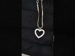 Load and play video in Gallery viewer, 925 Sterling Silver Heart Crystal Watch Charm For Women