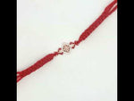 Load and play video in Gallery viewer, Premium 925 Sterling Silver Rakhi for Brother