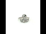 Load and play video in Gallery viewer, 925 Sterling Silver Women’s Moissanite Diamond Daily Wear Ring