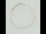 Load and play video in Gallery viewer, 925 Sterling Silver Pearl Bracelet for Women Elegant &amp; Timeless