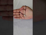 Load and play video in Gallery viewer, Designer 925 Sterling Silver U Shape Hand Mangalsutra For Women 7 Inch