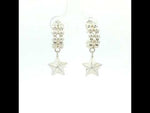Load and play video in Gallery viewer, Bubble Shape With Star 925 Sterling Silver Bali Earring