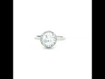 Load and play video in Gallery viewer, Timeless 925 Sterling Silver Solitaire Halo Ring Luxury Shine