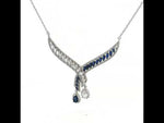 Load and play video in Gallery viewer, Premium 925 Silver Necklace &amp; Earrings Set for Women