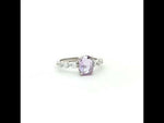 Load and play video in Gallery viewer, Elegant 925 Sterling Silver Classic Solitaire Ring for Women