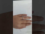 Load and play video in Gallery viewer, Classic 925 Sterling Silver Full Eternity Ring