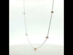 Load and play video in Gallery viewer, Beautiful 925 Sterling Silver Pearl Necklace with Natural Pearl