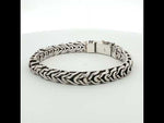 Load and play video in Gallery viewer, 925 Sterling Silver Traditional Men’s Ethnic Bracelet