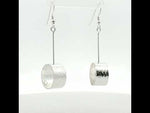 Load and play video in Gallery viewer, Premium 925 Sterling Silver Designer Dangling Hook Earrings