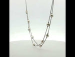 Load and play video in Gallery viewer, 925 Sterling Silver Pearl Necklace for Women