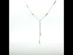 Load and play video in Gallery viewer, Luxury 925 Silver Pearl Necklace for Girls &amp; Women