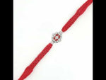Load and play video in Gallery viewer, Premium 925 Sterling Silver Rakhi for Brother