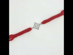 Load and play video in Gallery viewer, Premium 925 Sterling Silver Rakhi for Brother