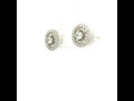 Load and play video in Gallery viewer, Solitaire Nakshatram Floral  925 Silver Stud Earrings
