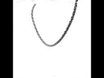 Load and play video in Gallery viewer, Silver Modern Link 925 Sterling Silver Men's Chain