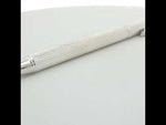 Load and play video in Gallery viewer, Handcrafted 925 Silver Pen Premium Engraved Barrel Ballpoint Pen