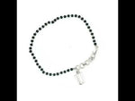 Load and play video in Gallery viewer, Designer 925 Sterling Silver U Shape Hand Mangalsutra For Women 7 Inch