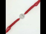 Load and play video in Gallery viewer, Premium OM 925 Sterling Silver Rakhi for Brother