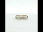 Load and play video in Gallery viewer, Eternity Band 925 Sterling Silver Men's Ring
