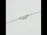 Load and play video in Gallery viewer, Elegant 925 Sterling Silver Butterfly Adjustable Length Bracelet