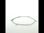 Load and play video in Gallery viewer, Madhuban 925 Sterling Silver Anklets with Adjustable Length