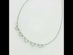 Load and play video in Gallery viewer, 925 Sterling Silver Round Shape Necklace with Adjustable Length