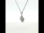 Load and play video in Gallery viewer, Yuva Mahogany Uni Sterling Silver Pendant with chain (Chain Length 18 inches)
