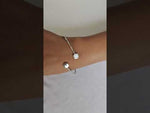 Load and play video in Gallery viewer, Luxury Designer 925 Sterling Silver Bracelet