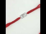 Load and play video in Gallery viewer, Premium 925 Sterling Silver Rakhi for Brother