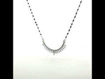 Load and play video in Gallery viewer, Stylish Mangalsutra in 925 Sterling Silver Rhodium Plated 18 inches