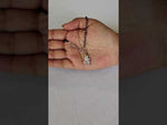 Load and play video in Gallery viewer, Designer 925 Sterling Silver Hand Mangalsutra For Women 7.5 Inch