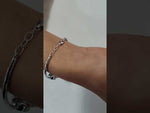 Load and play video in Gallery viewer, Luxury Designer 925 Sterling Silver Circle of Life 925 Silver Bracelet