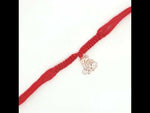 Load and play video in Gallery viewer, Premium Ganesh Ji 925 Sterling Silver Rakhi for Brother