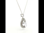 Load and play video in Gallery viewer, Premium Yuva 925 Sterling Silver Pendant with Silver Chain