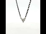 Load and play video in Gallery viewer, Premium 925 Silver Antique Style Diamond Mangalsutra
