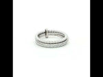 Load and play video in Gallery viewer, 925 Sterling Silver Eternity Band Full Circle Sparkle Ring for Women