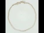 Load and play video in Gallery viewer, Luxury 925 Sterling Silver Anklets with Adjustable Length