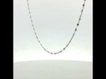 Load and play video in Gallery viewer, Silver Link 925 Sterling Silver Women's Chain 19 Inch
