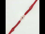Load and play video in Gallery viewer, Premium 925 Sterling Silver Rakhi for Brother