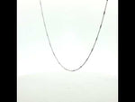 Load and play video in Gallery viewer, Silver Link 925 Sterling Silver Chain 9 Inch