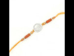 Load and play video in Gallery viewer, Premium Bhai 925 Sterling Silver Rakhi for Brother