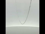Load and play video in Gallery viewer, Silver Link 925 Sterling Silver Women's Chain 18 Inch