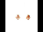 Load and play video in Gallery viewer, Premium 925 Sterling Silver Floral Stud Earrings for Women
