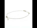 Load and play video in Gallery viewer, Madhuban 925 Sterling Silver Anklets with Adjustable Length