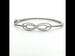 Load and play video in Gallery viewer, Infinity 925 Sterling Silver Bracelet