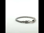 Load and play video in Gallery viewer, 925 Sterling Silver 7 Inch Men's Rope Bracelet
