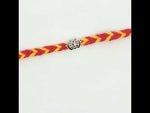 Load and play video in Gallery viewer, Premium 925 Sterling Silver Rakhi for Brother