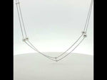Load and play video in Gallery viewer, Luxury 925 Silver Pearl Necklace for Girls &amp; Women