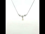 Load and play video in Gallery viewer, Luxury 925 Sterling Silver Crystal Flower Pendant with Chain